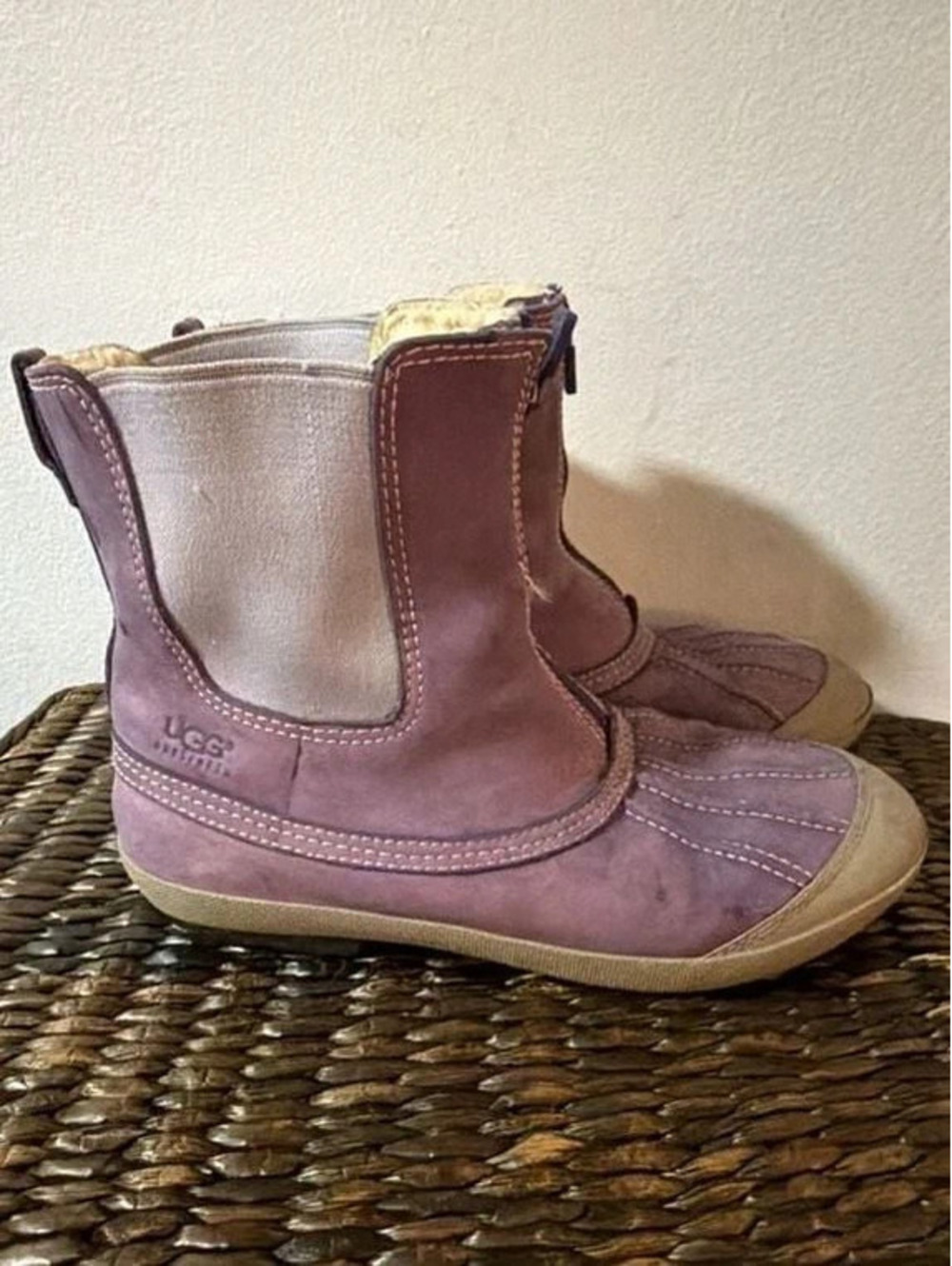 UGG Australia S/N 5671 Purple Suede Waterproof Winter Boots